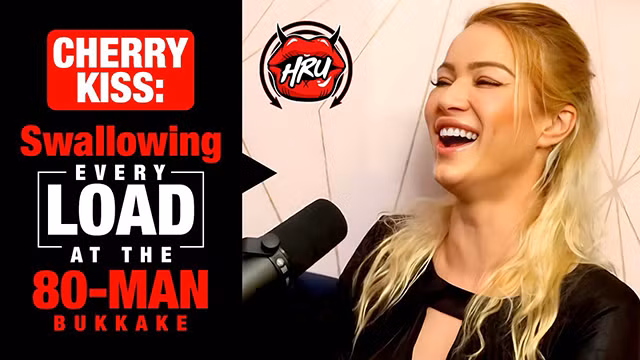 Cherry Kiss takes 80 loads and swallows it all