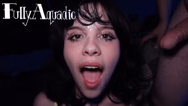 Deepthroat leads to intimate missionary position and big facial