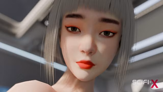 Secret of the Capsule – Beautiful young Akari gets fucked hard in a cold sci-fi research facility