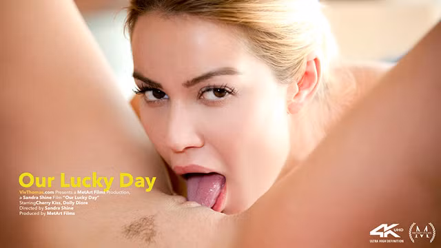 Sexy lesbians bump into each other and enjoy passionate sex